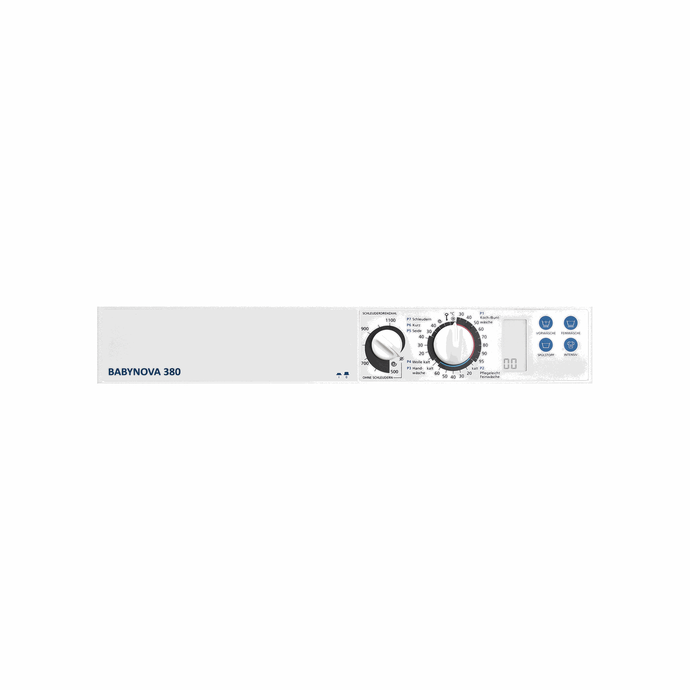EUDORA Babynova 380 — Display-Nahaufnahme